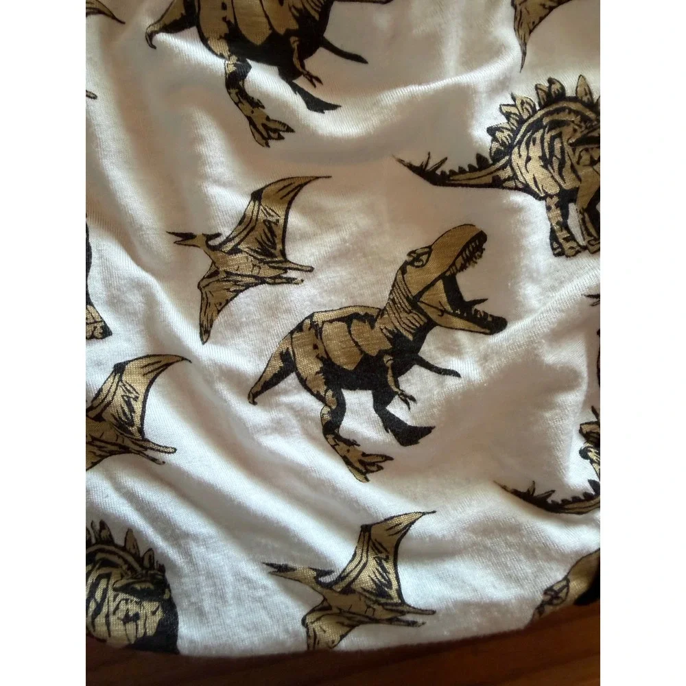 Kate Quinn Dinosaur Bamboo Viscose Bummies Diaper Cover Gold Black 3-6M